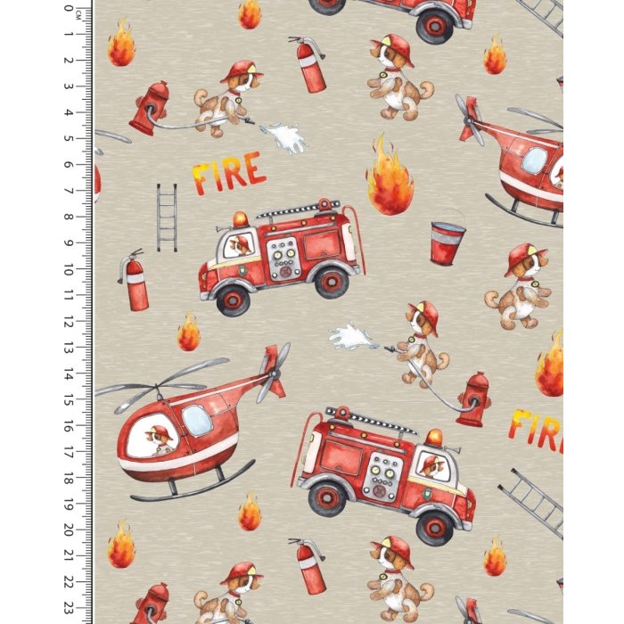 Sweat Brushed Digital Toff Fire Fighters 5601