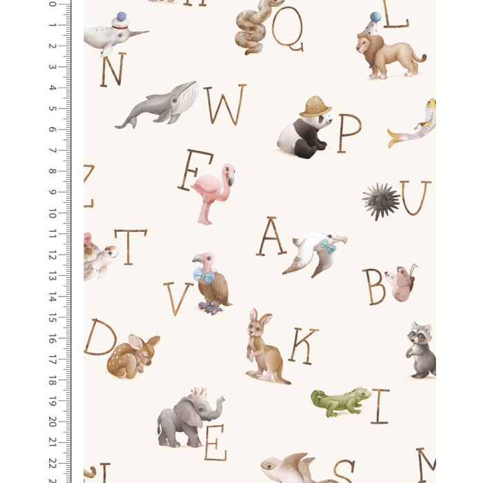 Flannel Digital Animal Alphabet 6132