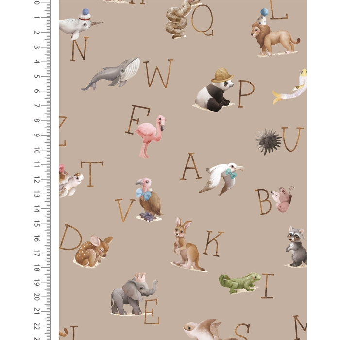 Flannel Digital Animal Alphabet 6132