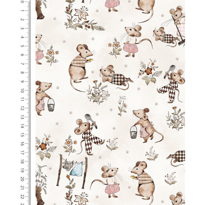 Alpen Fleece Digital Little Mice 6139