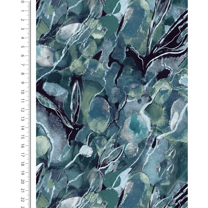 French Terry Brushed Digital Artificial Flower 6172