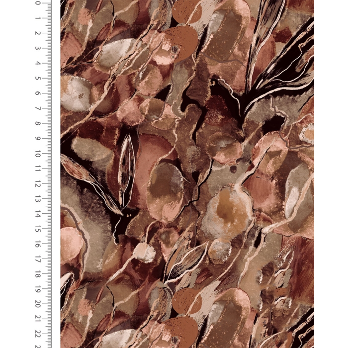 French Terry Brushed Digital Artificial Flower 6172