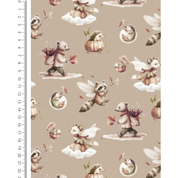 Jersey Digital Forest Animals 6155