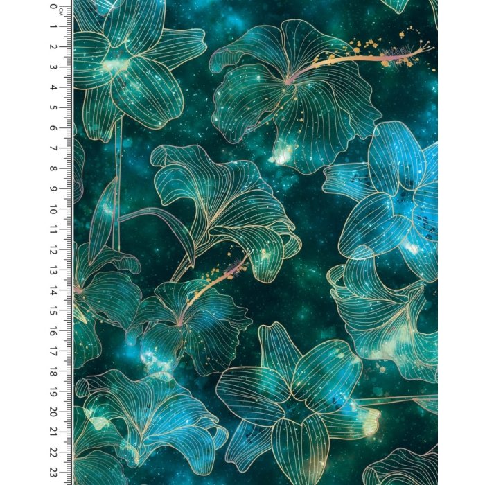 Jersey digital Space flower 5892