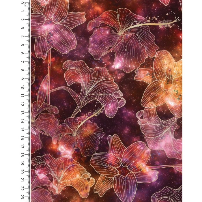 Jersey digital Space flower 5892