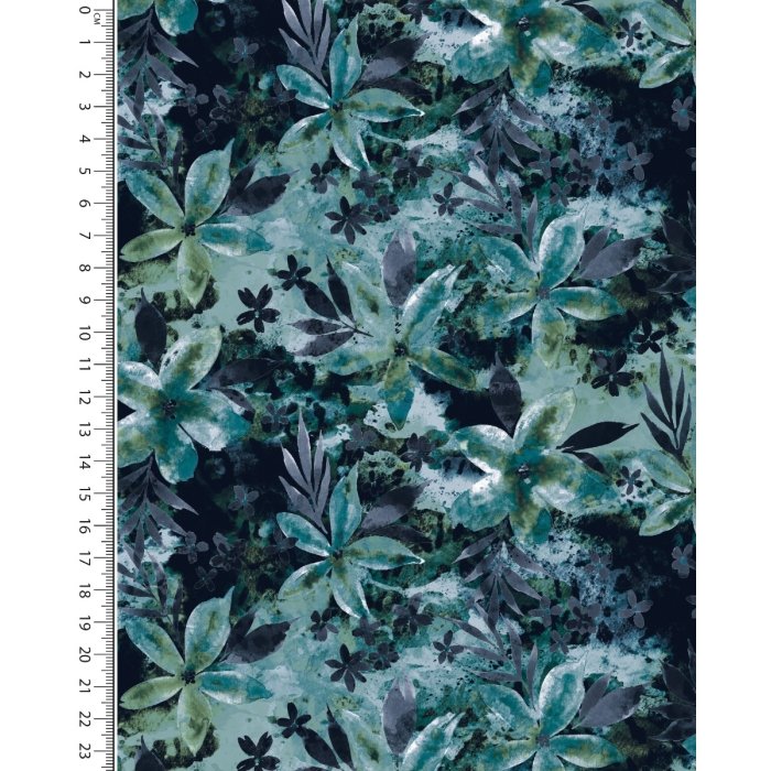 Alpen Fleece Digital Flower Batik 5850