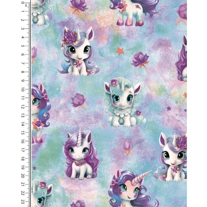 Alpen Fleece Digital Unicorn Tie Dye 5852
