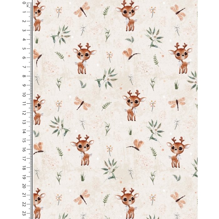 Alpen Fleece Digital Cute Deer 5857