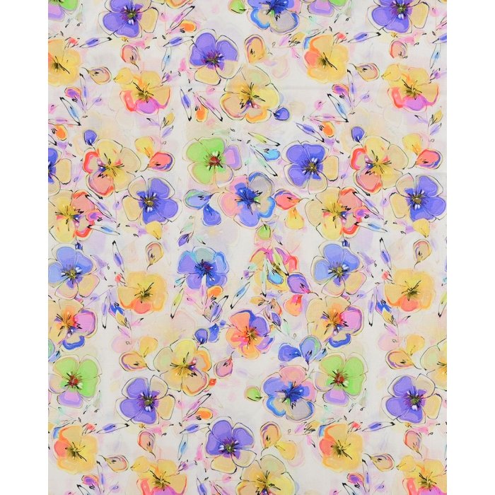 Poplin Stretch Flower 5973