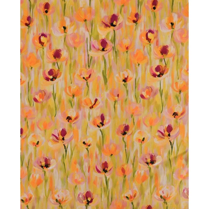 Cotton Stretch Satin Flower 5978