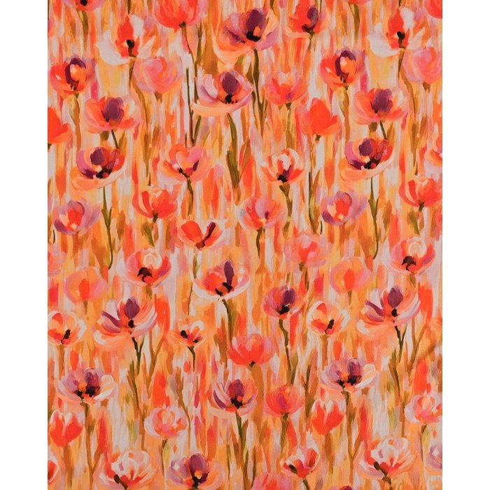 Cotton Stretch Satin Flower 5978