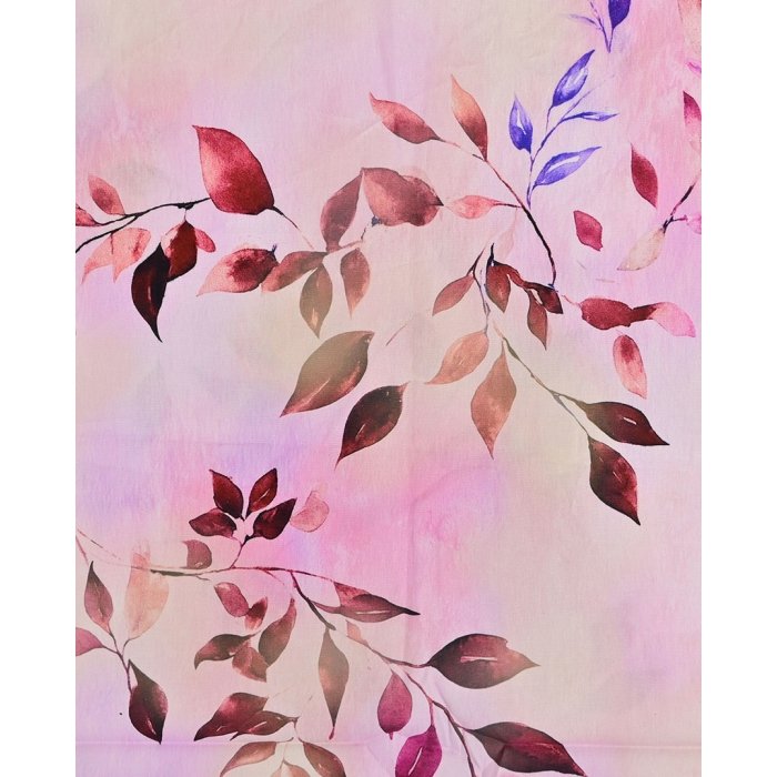 Poplin Stretch Leaves 5974