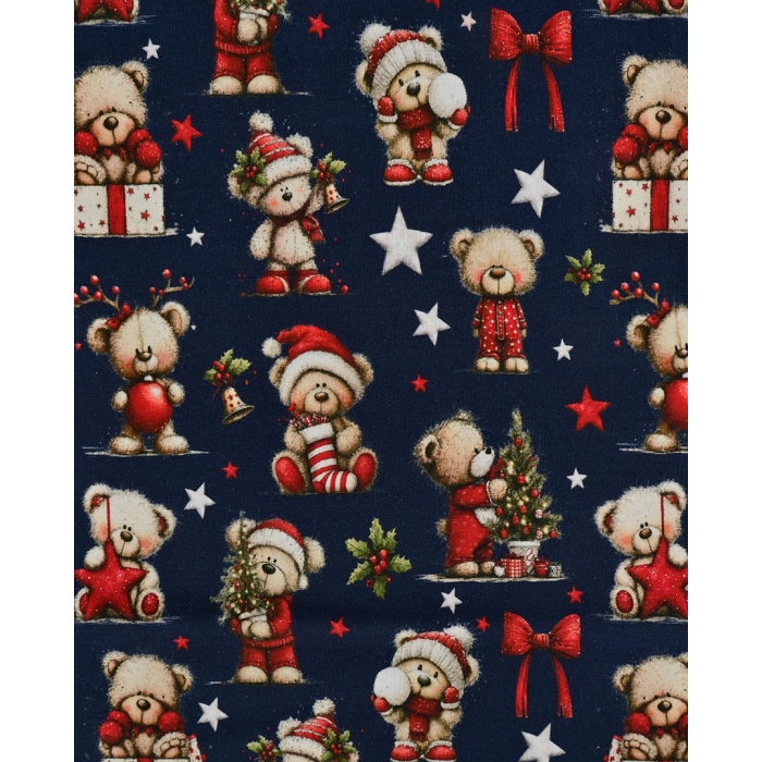 Jersey Digital Christmas Bear 6124
