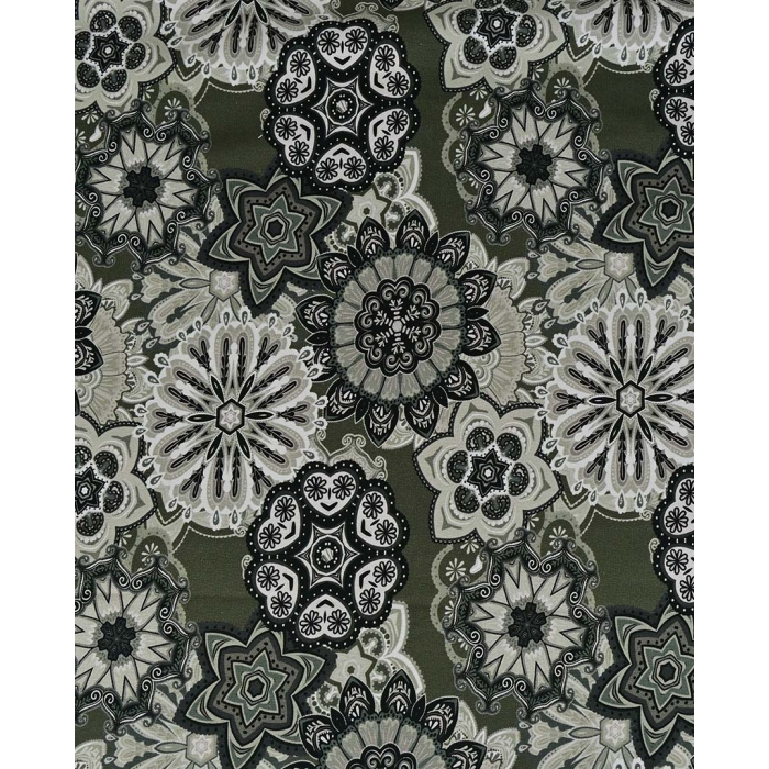 French Terry Brushed Digital Fantasy Mandala 6171