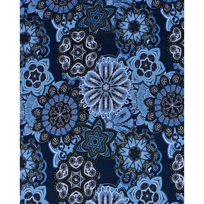 French Terry Brushed Digital Fantasy Mandala 6171