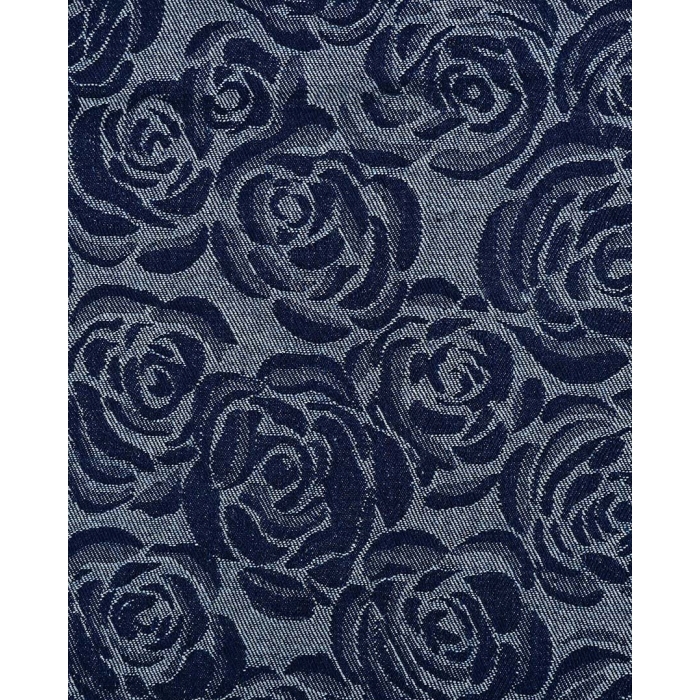 Denim Jacquard Roses 6223