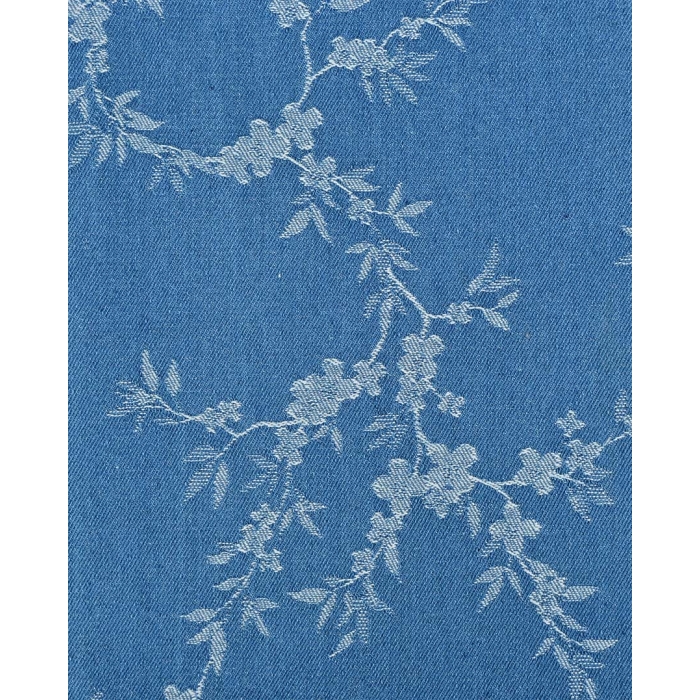Denim Jacquard Flowers 6221