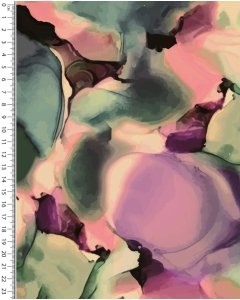 French Terry Digital Stylez Bright Ink 5580