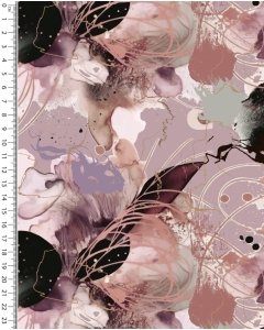 Viscose Jersey Digital Stylez Watercolour Art 5592