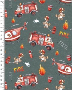 Sweat Brushed Digital Toff Fire Fighters 5601
