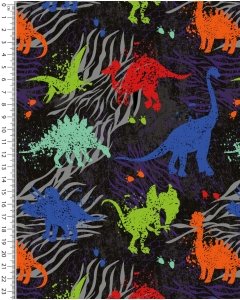 French Terry Digital Toff Colourful Animals 5799