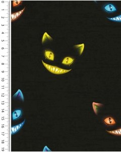 French terry digital toff ghost cats 5289