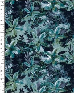 Alpen Fleece Digital Flower Batik 5850