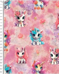 Alpen Fleece Digital Unicorn Tie Dye 5852