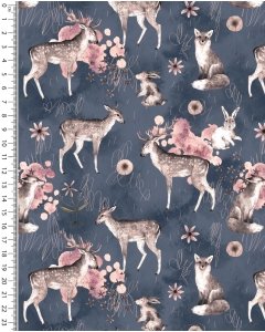 Alpen Fleece Digital Forest Animals 5860