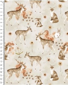 Alpen Fleece Digital Forest Animals 5860