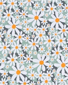 French Terry Digital Daisy 5916