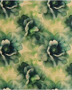 Cotton Stretch Satin Flower 5981