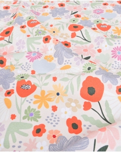 French Terry Digital Flowers 6098