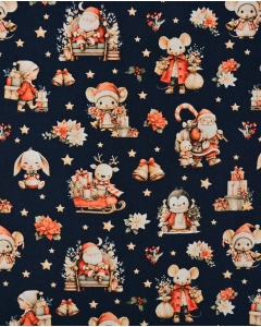 Poplin Digital Cute Christmas 6128