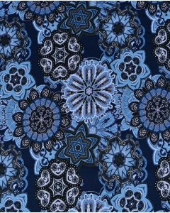 French Terry Brushed Digital Fantasy Mandala 6171
