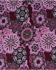 French Terry Brushed Digital Fantasy Mandala 6171