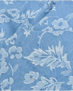 Denim Jacquard Flowers 6224