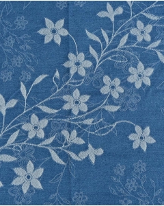 Denim Jacquard Flowers 6222