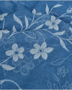 Denim Jacquard Flowers 6222
