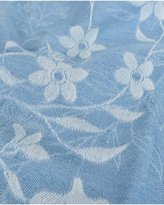 Denim Jacquard Flowers 6222