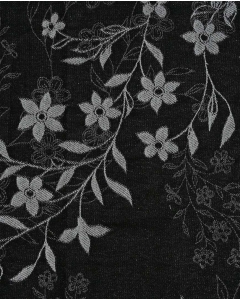 Denim Jacquard Flowers 6222