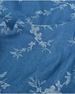Denim Jacquard Flowers 6221