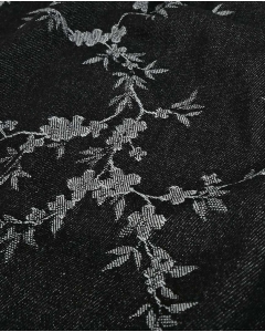 Denim Jacquard Flowers 6221