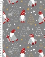 French Terry Digital Toff Christmas Gnoom 5586