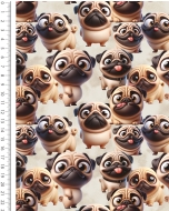 Sweat Digital Happy Pugs 6148