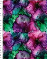 Jersey Digital Watercolor Flower 5895