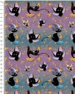 French Terry Digital Cats 5901