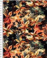 French terry digital Flower batik 5904