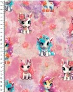 Alpen Fleece Digital Unicorn Tie Dye 5852