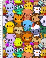 Alpen Fleece Digital Colourful Animals 5854